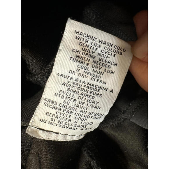 Magaschoni Jumpsuit S Sleeveless Round Neck Wide Leg Black Drawstring Minimalist - Picture 7 of 7